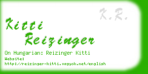 kitti reizinger business card